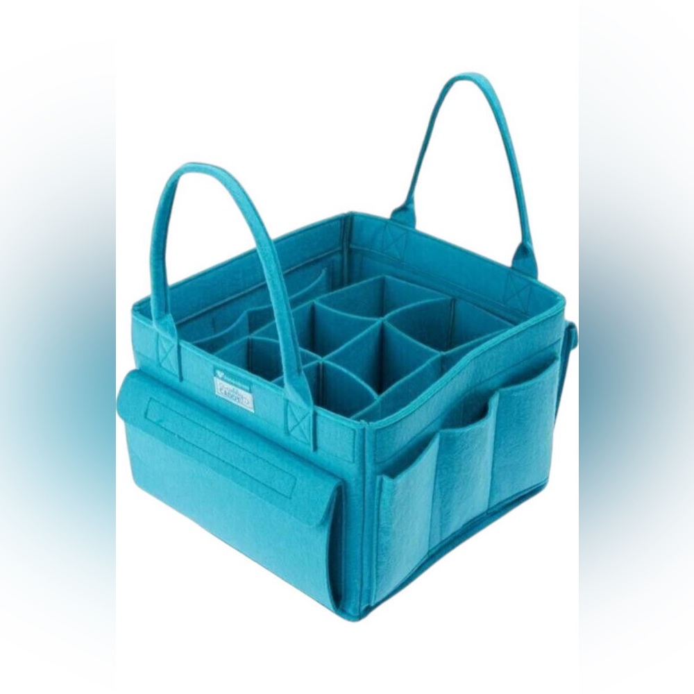 Diamond Press Storage Caddy Teal